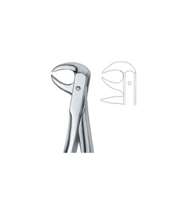 Tooth Ext Forceps Molars with carious or broken caps  12-100-67