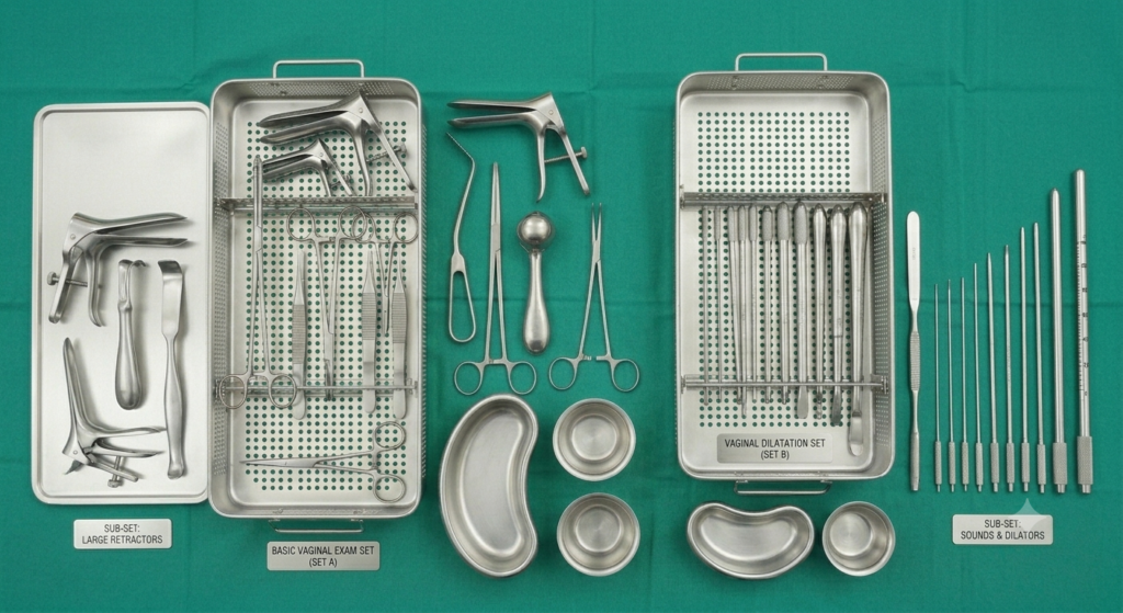 Basic Vaginal Instruments Sets - baliimpex